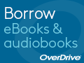 Icon and link to Overdrive E-books and Audiobooks