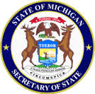 icon and link to Michigan's Secretary of State website
